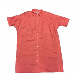 Patterson J. Kincaid PJK Button Down Shirt Dress S